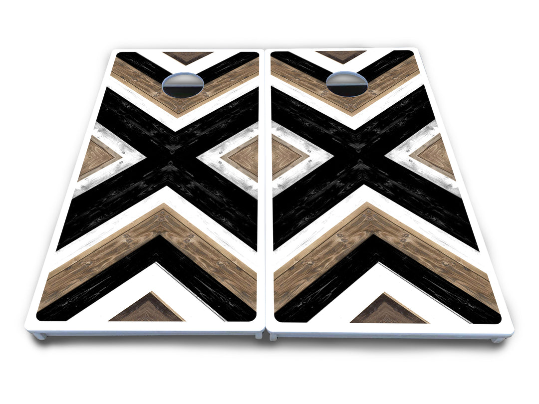 X Pattern Cornhole Boards - All Weather Series
