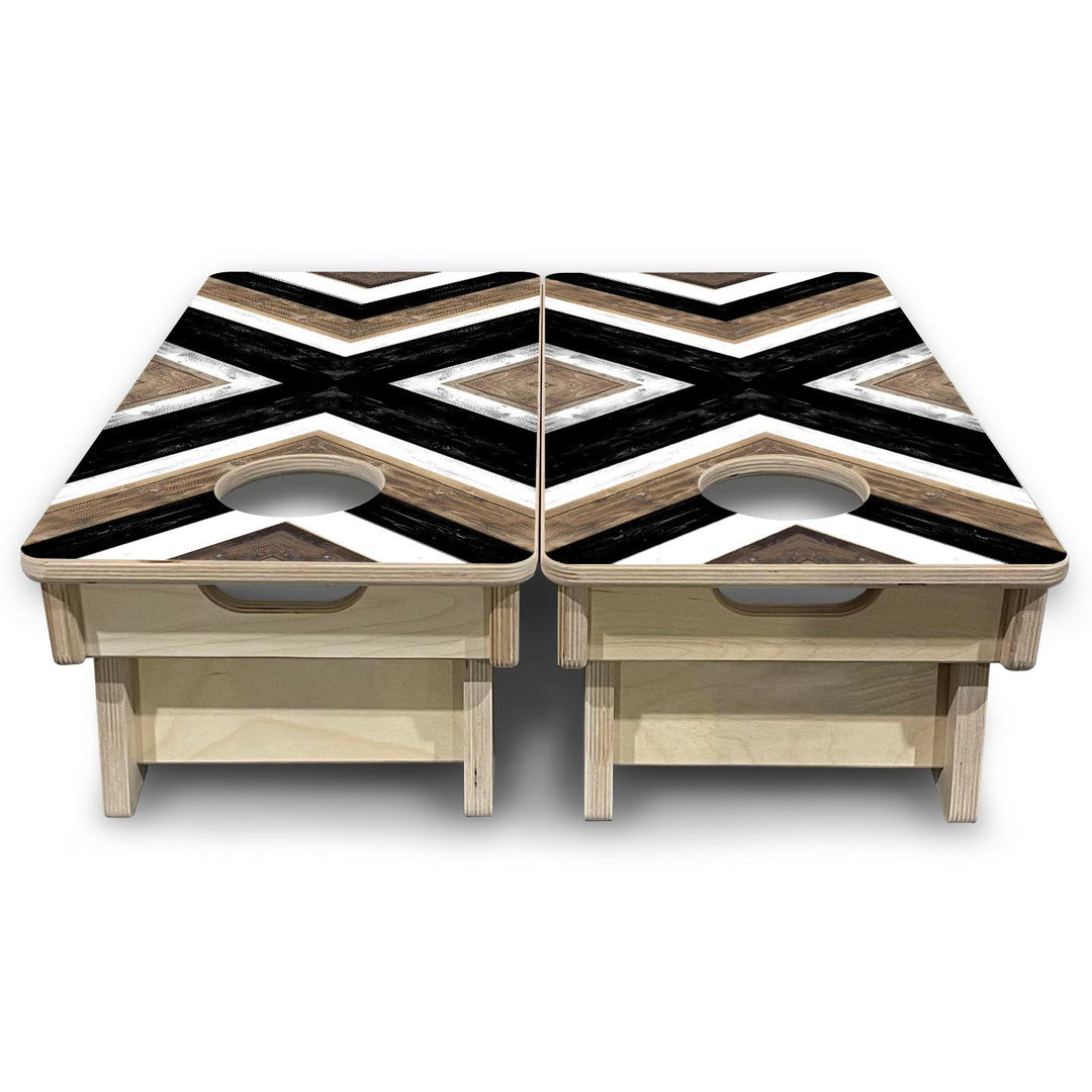 X Pattern - Mini or Vacation Size Cornhole Boards