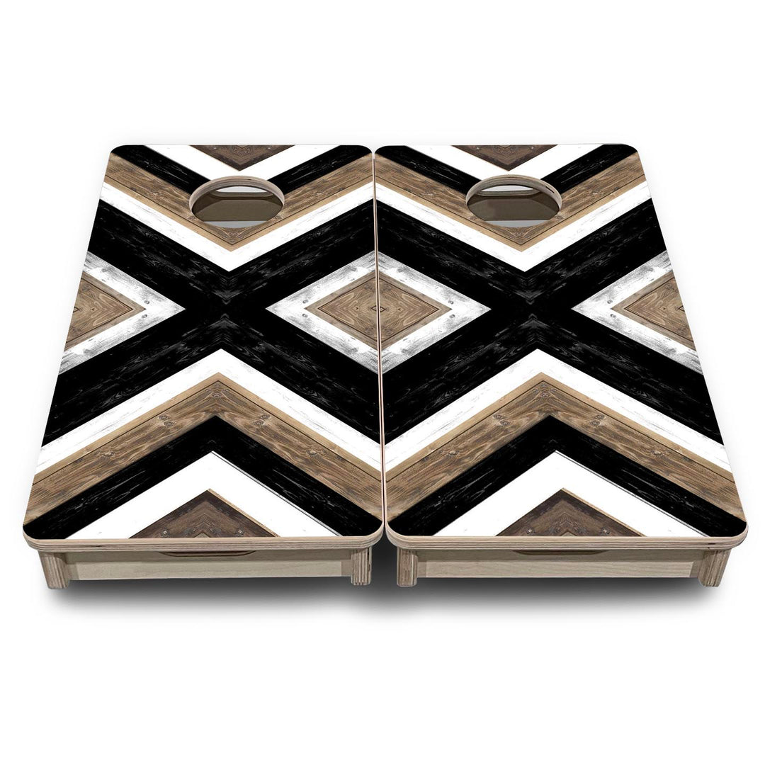 X Pattern - Mini or Vacation Size Cornhole Boards