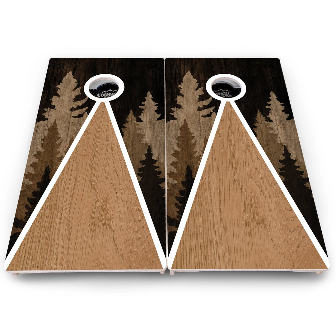 Forest Triangle Cornhole Boards – Pro Lite or Pro Elite