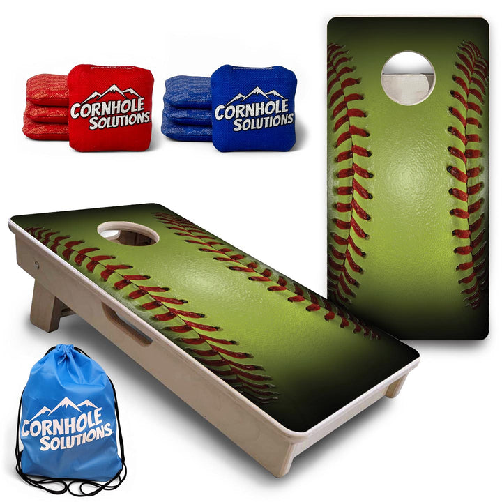 Softball - Mini or Vacation Size Cornhole Boards