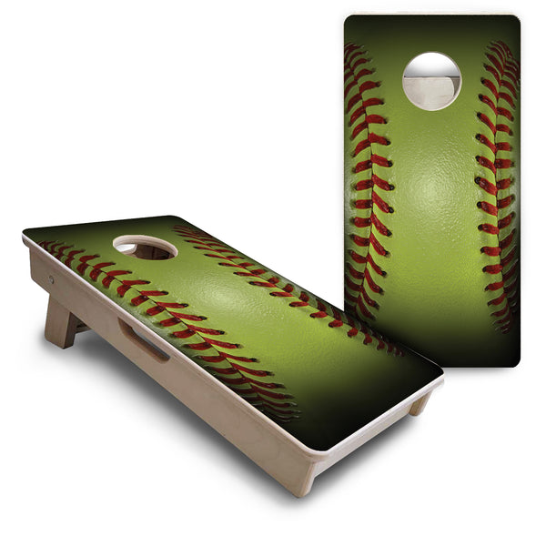 Mini Cornhole 12"x24" Boards - 4" holes - Softball - 3/4″ Baltic Birch