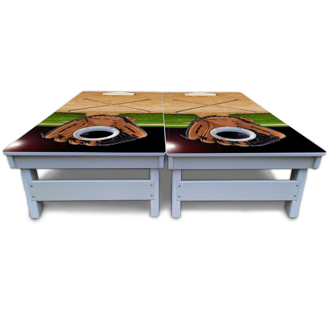 Baseball Theme Cornhole Boards - All Weather Series