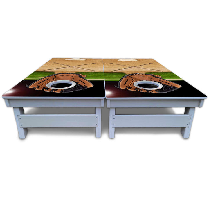 Baseball Theme Cornhole Boards - All Weather Series