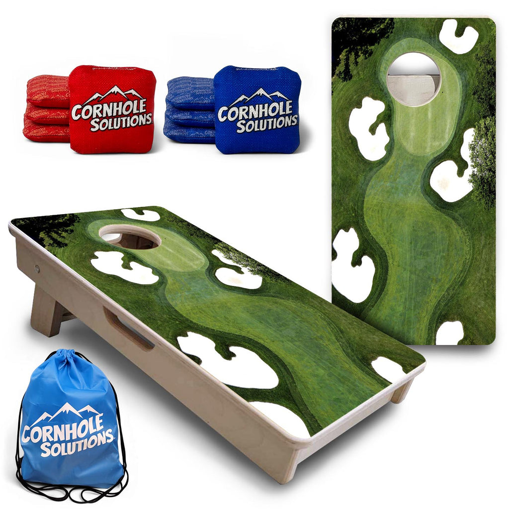 ELECTRICGOLF LOGO CROSSCOLLAR CAMO XLサイズ Golf Course - Mini or Vacation Size Cornhole Boards – Cornhole