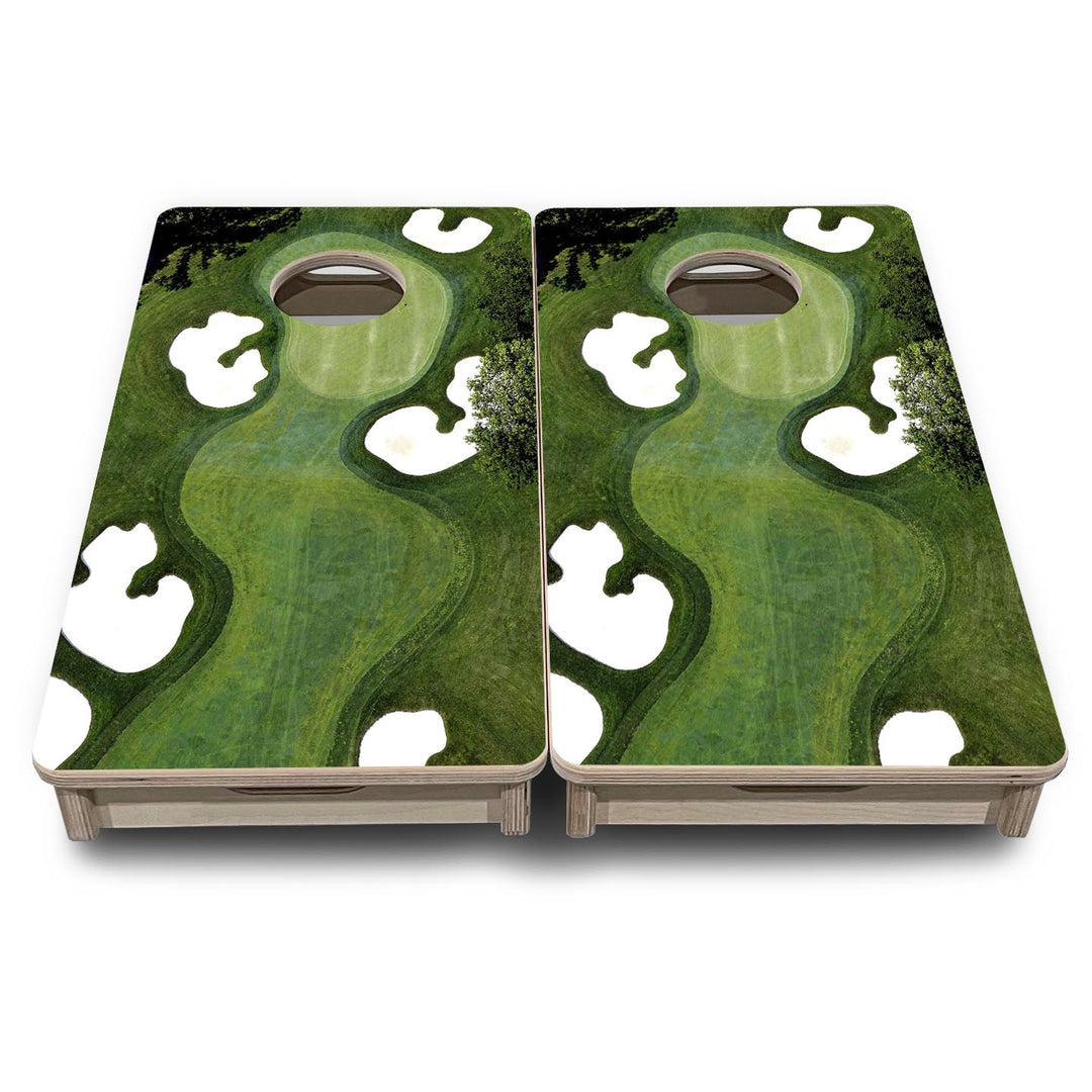 Golf Course - Mini or Vacation Size Cornhole Boards