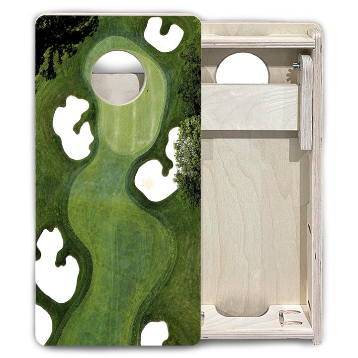 Golf Course - Mini or Vacation Size Cornhole Boards