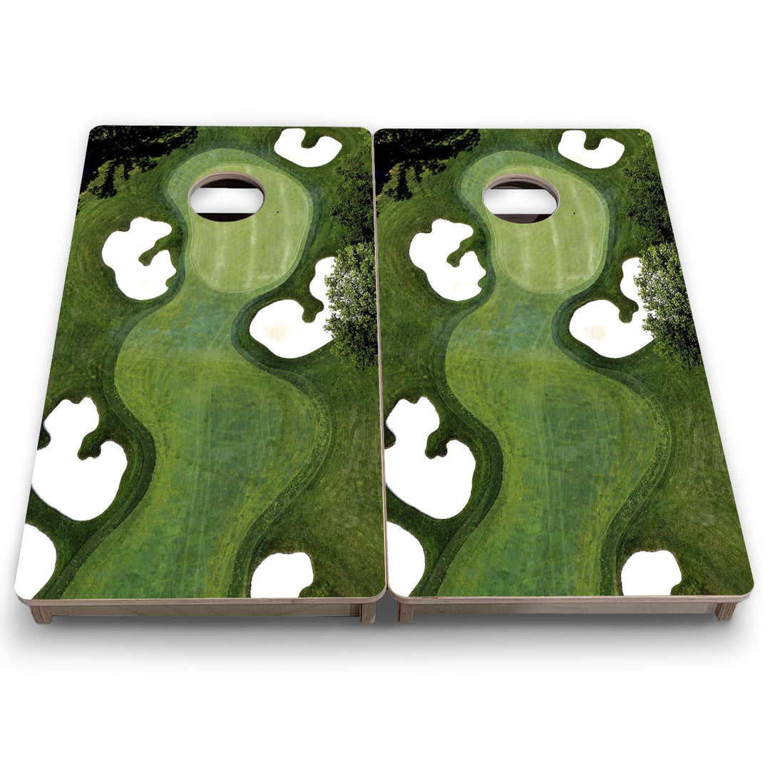Golf Course - Mini or Vacation Size Cornhole Boards