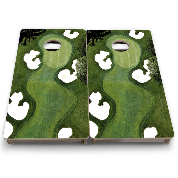 Golf Course - Mini or Vacation Size Cornhole Boards