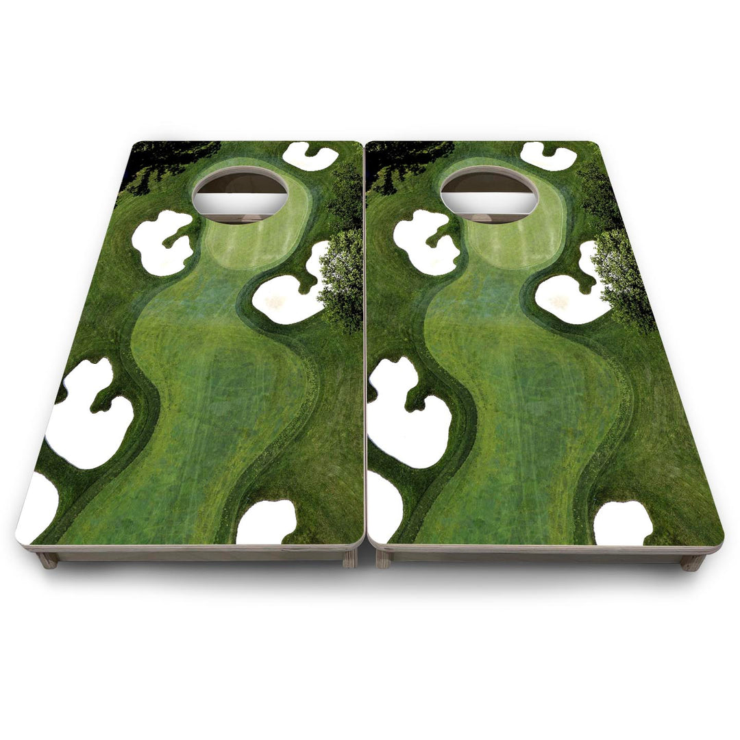 Golf Course - Mini or Vacation Size Cornhole Boards
