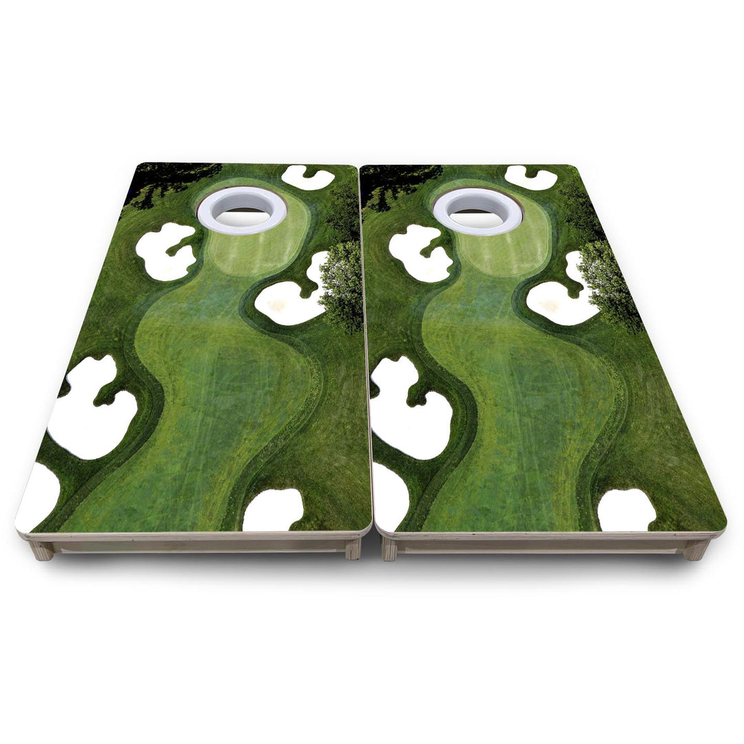 Golf Course - Mini or Vacation Size Cornhole Boards