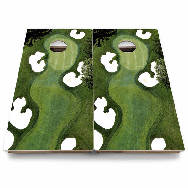 Golf Course Cornhole Boards - Backyard Series