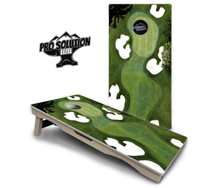 Golf Course Cornhole Boards - Pro Solution Elite Series
