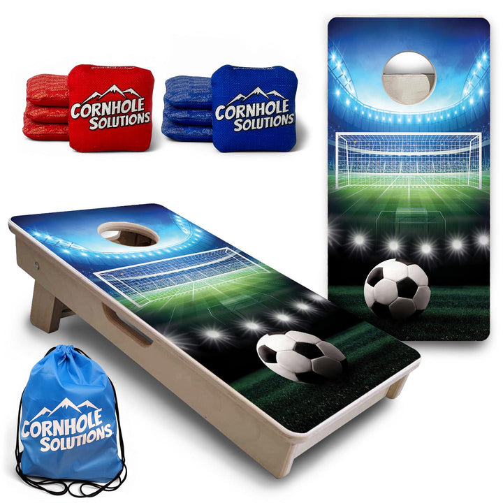 Soccer - Mini or Vacation Size Cornhole Boards
