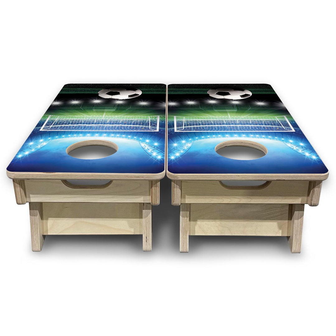 Soccer - Mini or Vacation Size Cornhole Boards