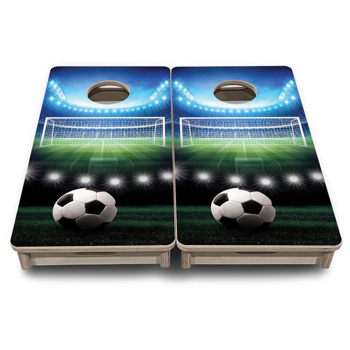 Soccer - Mini or Vacation Size Cornhole Boards