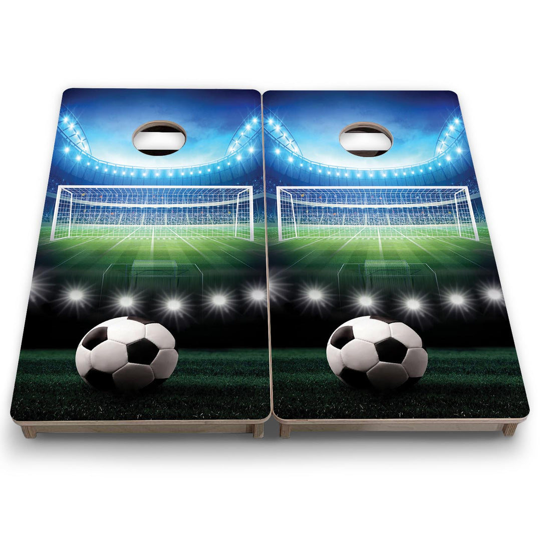 Soccer - Mini or Vacation Size Cornhole Boards