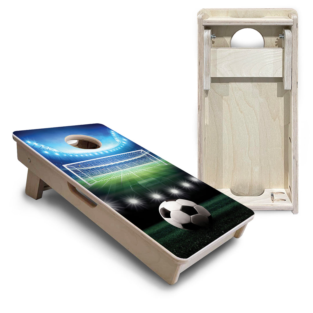 Mini Cornhole Boards - Soccer