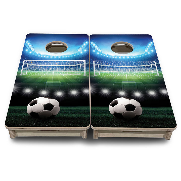 Mini Cornhole Boards - Soccer