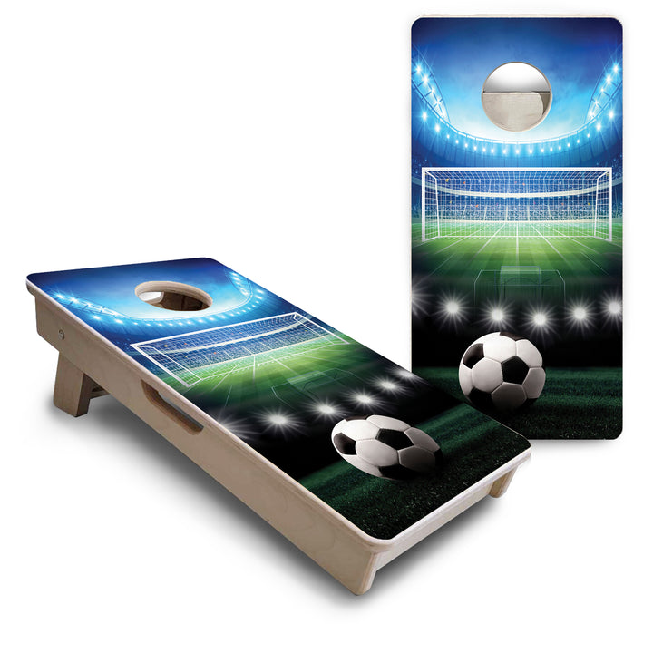 Mini Cornhole Boards - Soccer