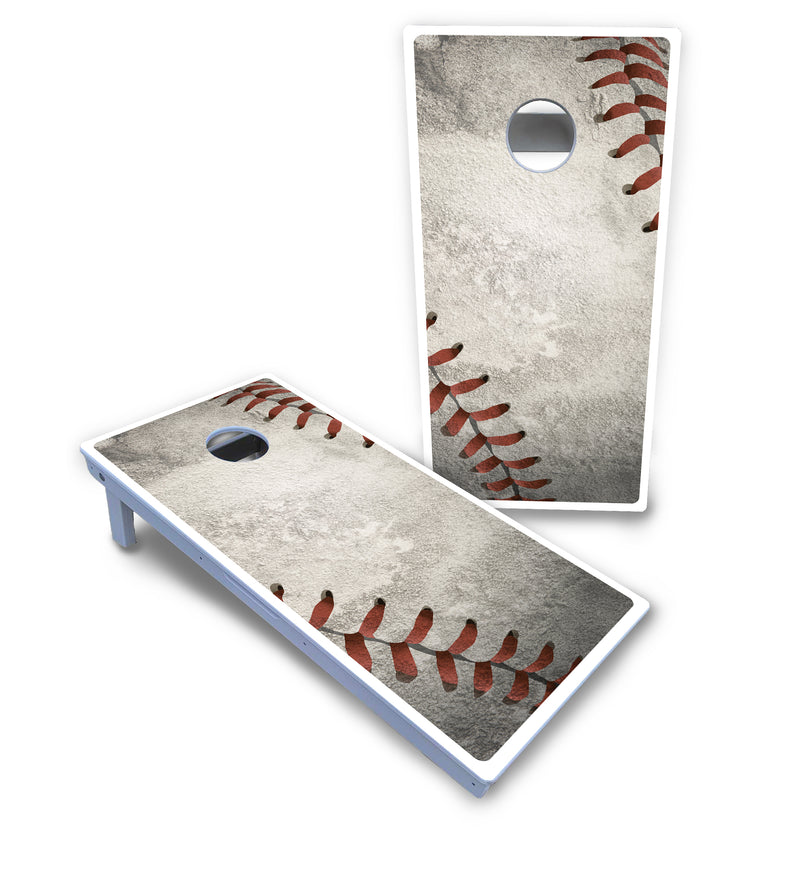 Waterproof - Worn Glove Design Options - All Weather Boards "Outdoor Solution" 18mm(3/4")Direct UV Printed - Regulation 2' by 4' Cornhole Boards (Set of 2 Boards) Double Thick Legs, with Leg Brace & Dual Support Braces!