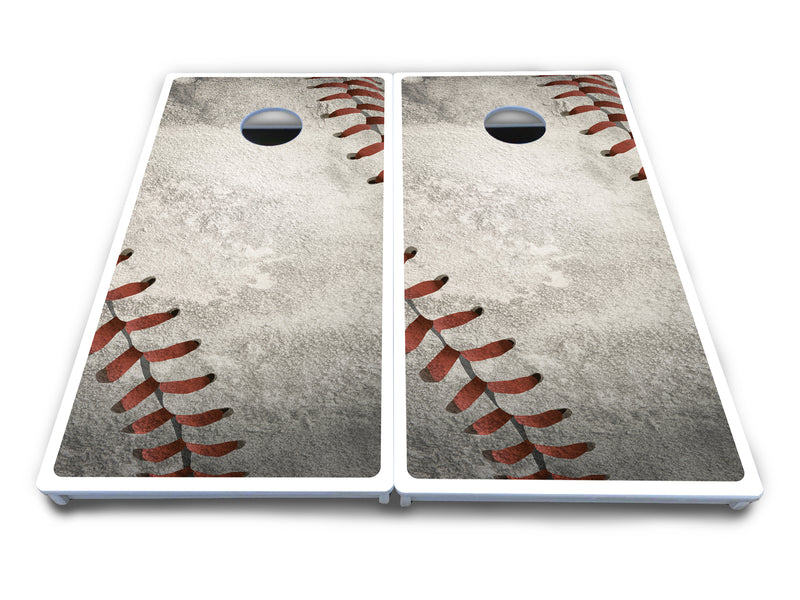 Waterproof - Worn Glove Design Options - All Weather Boards "Outdoor Solution" 18mm(3/4")Direct UV Printed - Regulation 2' by 4' Cornhole Boards (Set of 2 Boards) Double Thick Legs, with Leg Brace & Dual Support Braces!