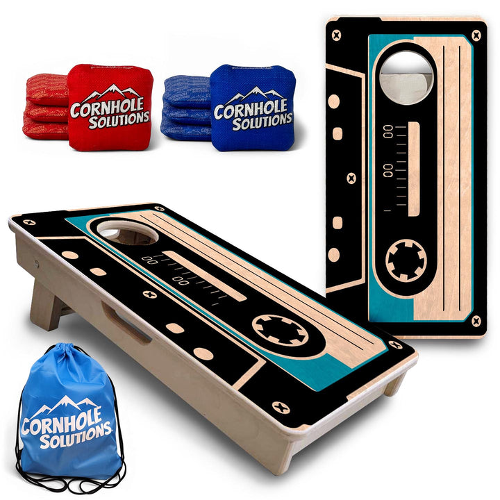 Cassette Tape - Mini or Vacation Size Cornhole Boards