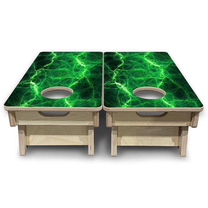 Lightning - Mini Cornhole Board Set (12" x 24") with 8 Mini Bags