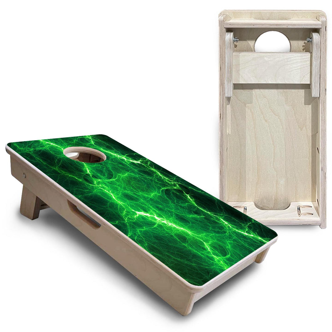 Lightning - Mini Cornhole Board Set (12" x 24") with 8 Mini Bags