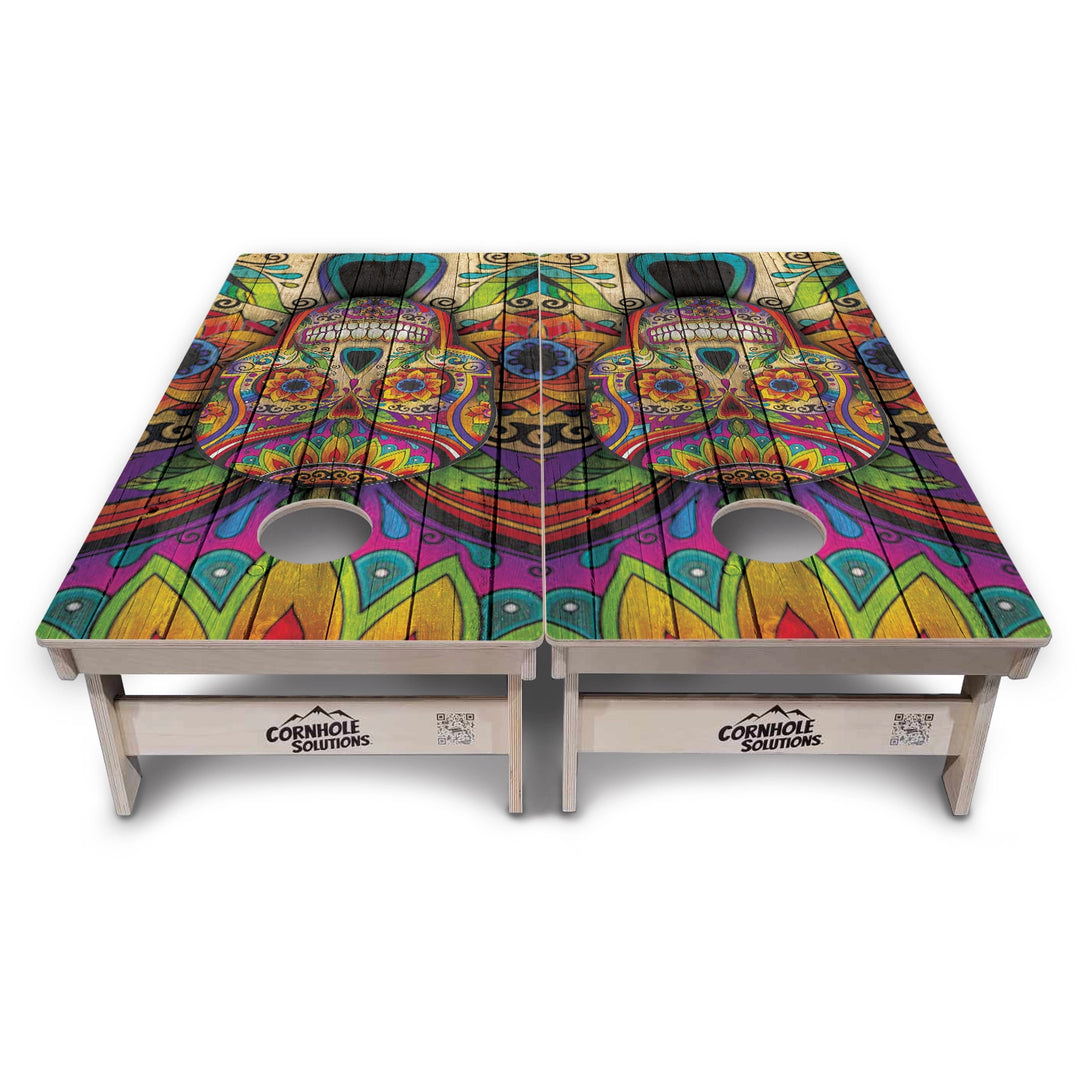 Sugar Skull Cornhole Boards – Tournament Series