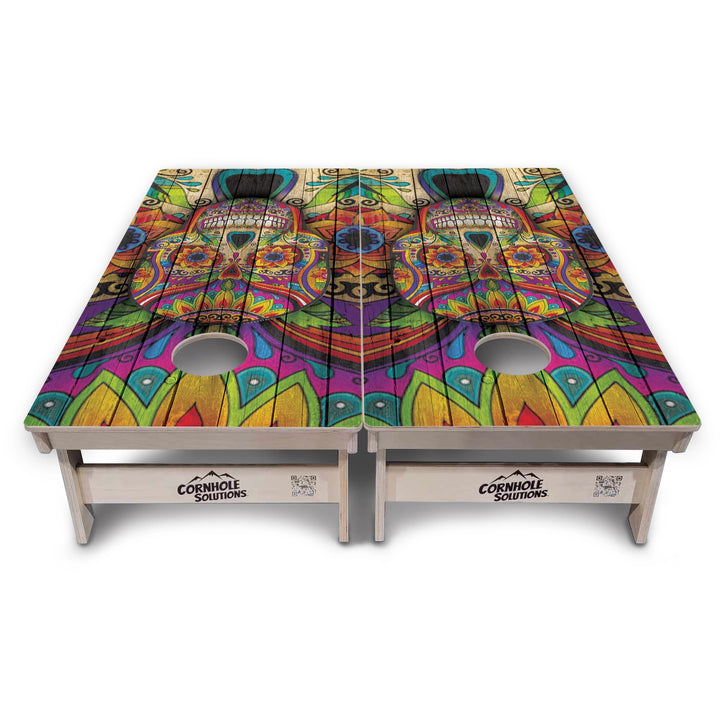 Sugar Skull Cornhole Boards – Tournament Series