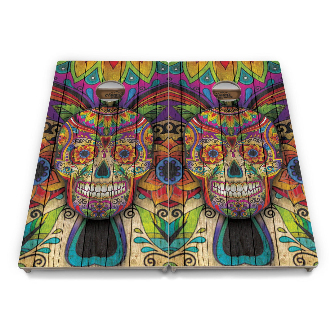 Sugar Skull Cornhole Boards – Tournament Series