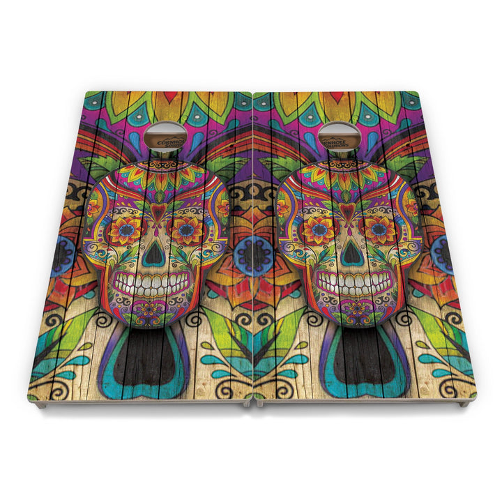 Sugar Skull Cornhole Boards – Tournament Series