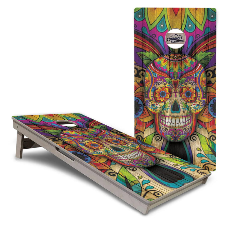 Sugar Skull Cornhole Boards – Tournament Series