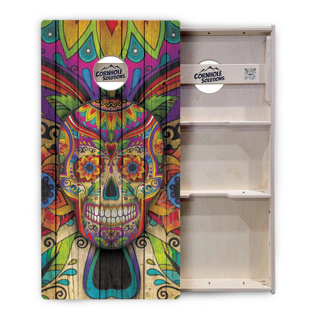 Sugar Skull Cornhole Boards – Tournament Series