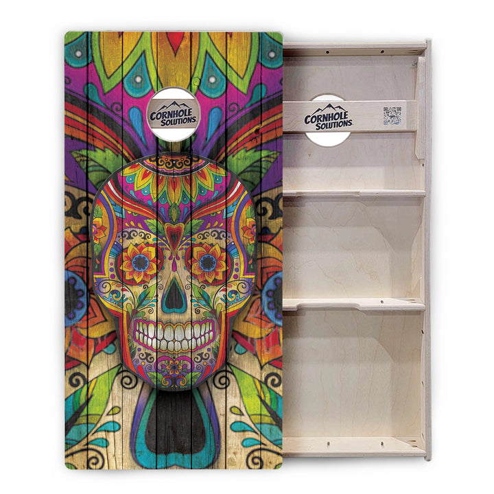 Sugar Skull Cornhole Boards – Tournament Series