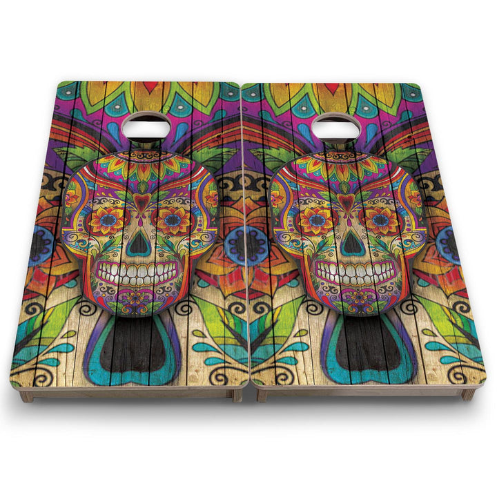 Sugar Skull - Mini or Vacation Size Cornhole Boards