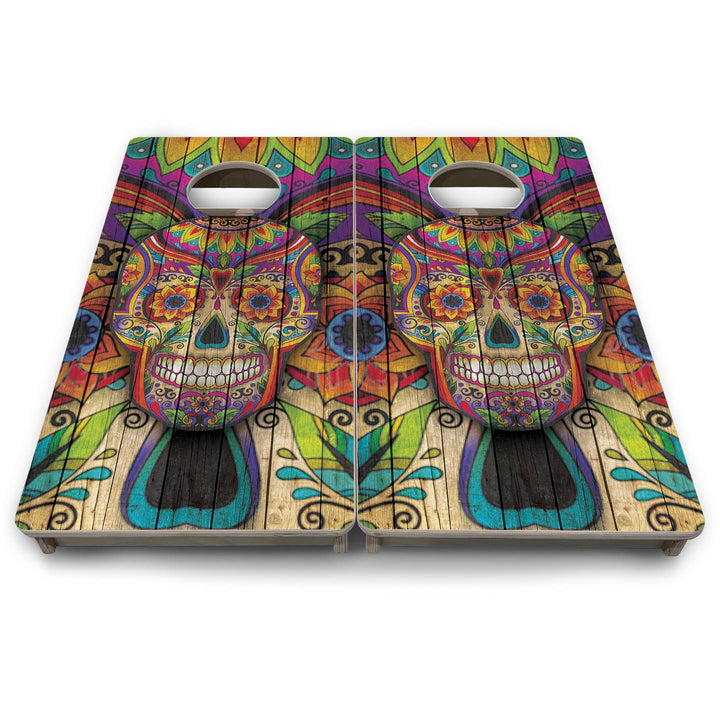 Sugar Skull - Mini or Vacation Size Cornhole Boards