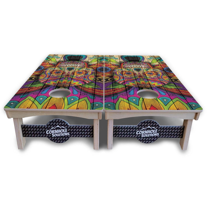 Sugar Skull Cornhole Boards – Pro Lite or Pro Elite