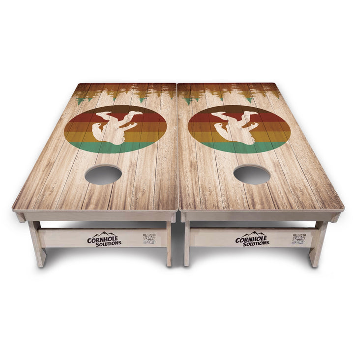 Bigfoot Circle Cornhole Boards – Tournament Series