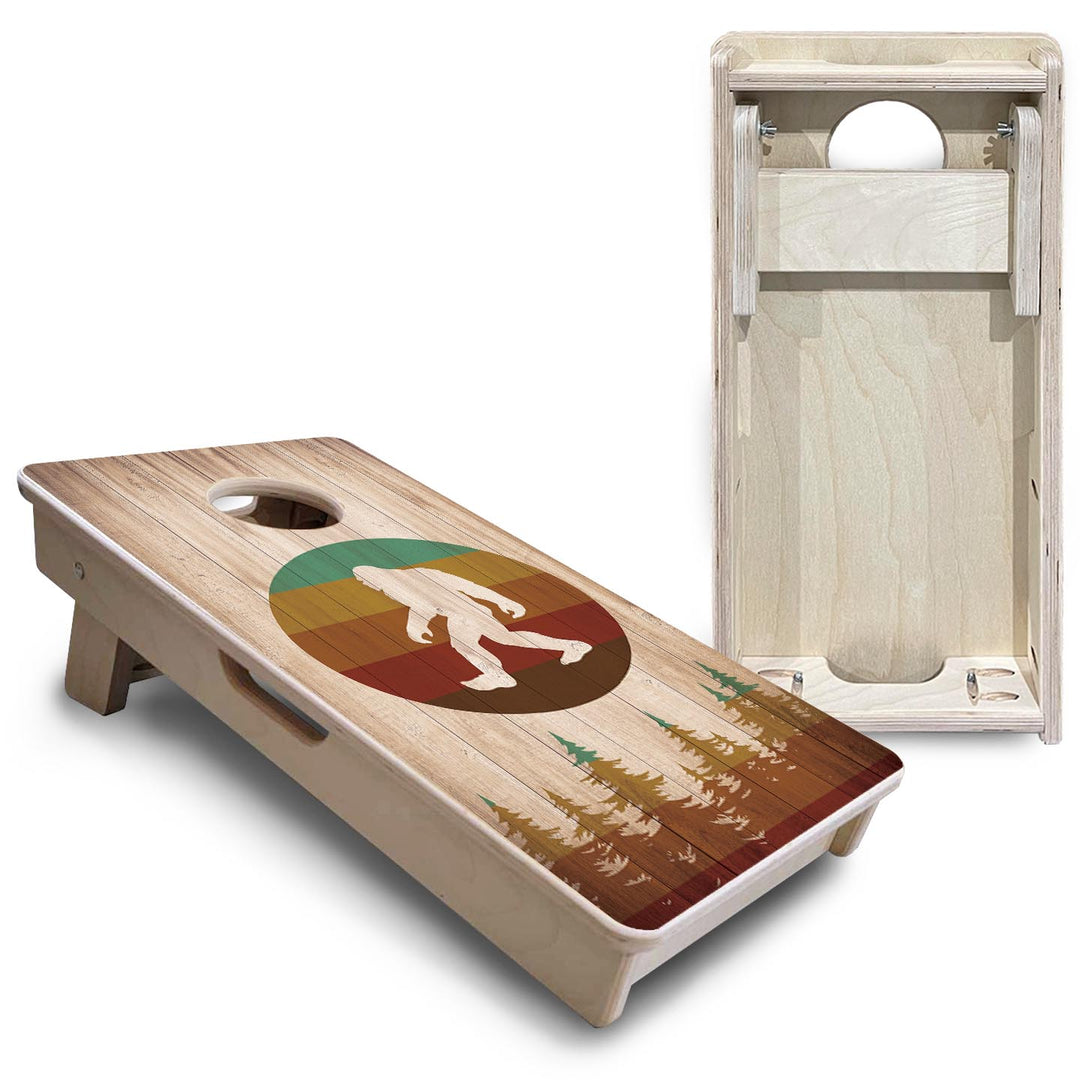 Bigfoot Circle - Mini or Vacation Size Cornhole Boards