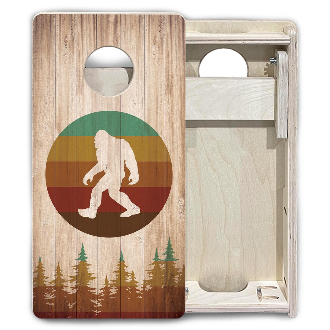 Bigfoot Circle - Mini or Vacation Size Cornhole Boards