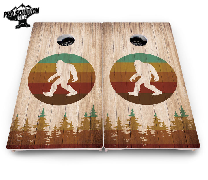 Bigfoot Circle Cornhole Boards - Pro Solution Elite Series