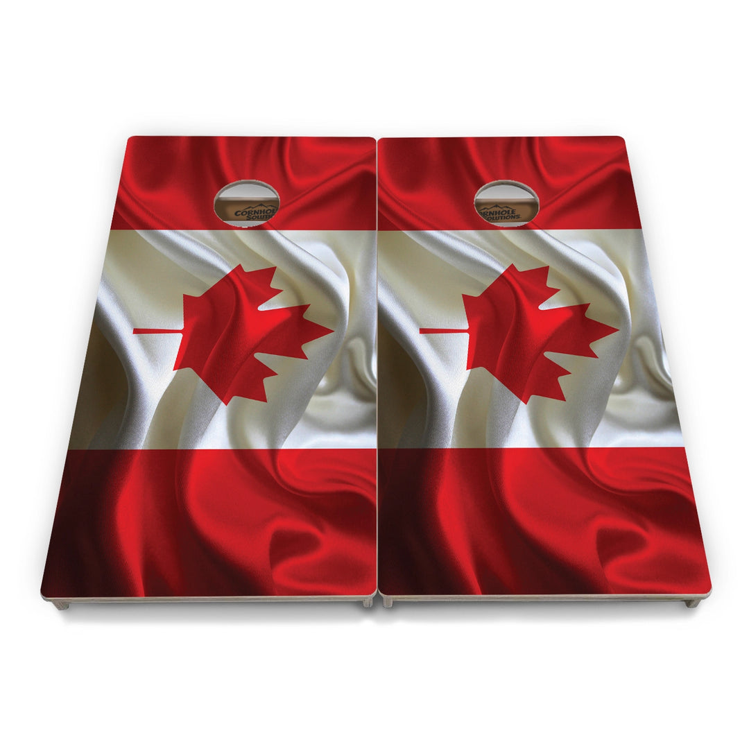Rustic & Wavy Flag Collection Cornhole Boards – Tournament Series