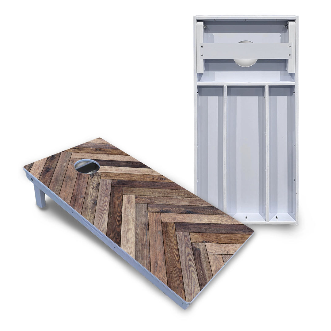 Herringbone Cornhole Boards - All Weather Series