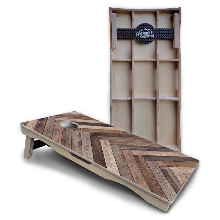 Herringbone Cornhole Boards – Pro Lite or Pro Elite
