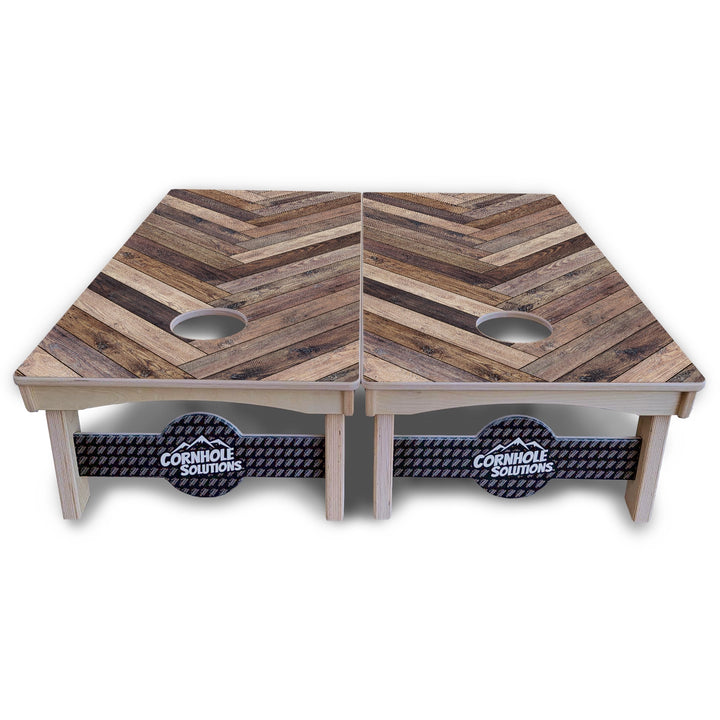 Herringbone Cornhole Boards – Pro Lite or Pro Elite