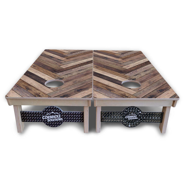 Herringbone Cornhole Boards - Professional Tournament Series