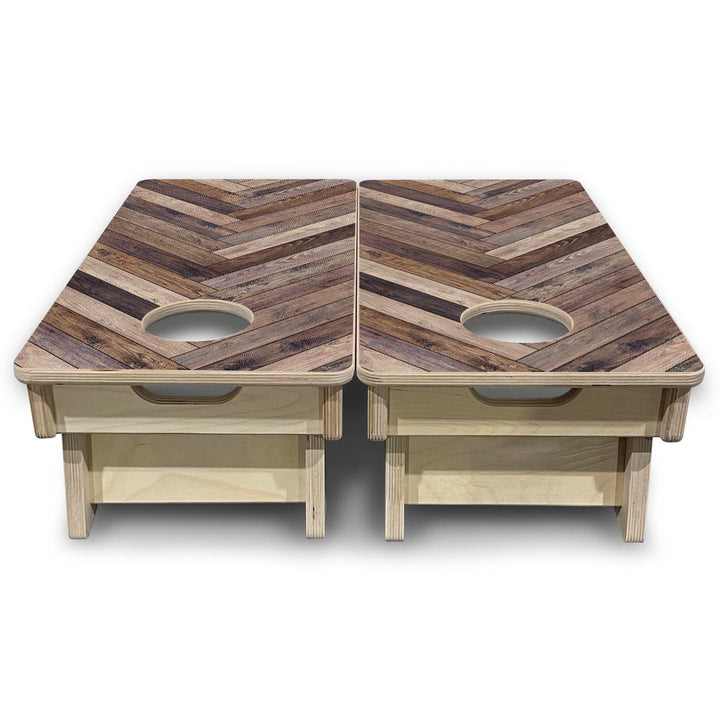Herringbone - Mini or Vacation Size Cornhole Boards