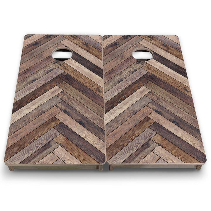 Herringbone - Mini or Vacation Size Cornhole Boards
